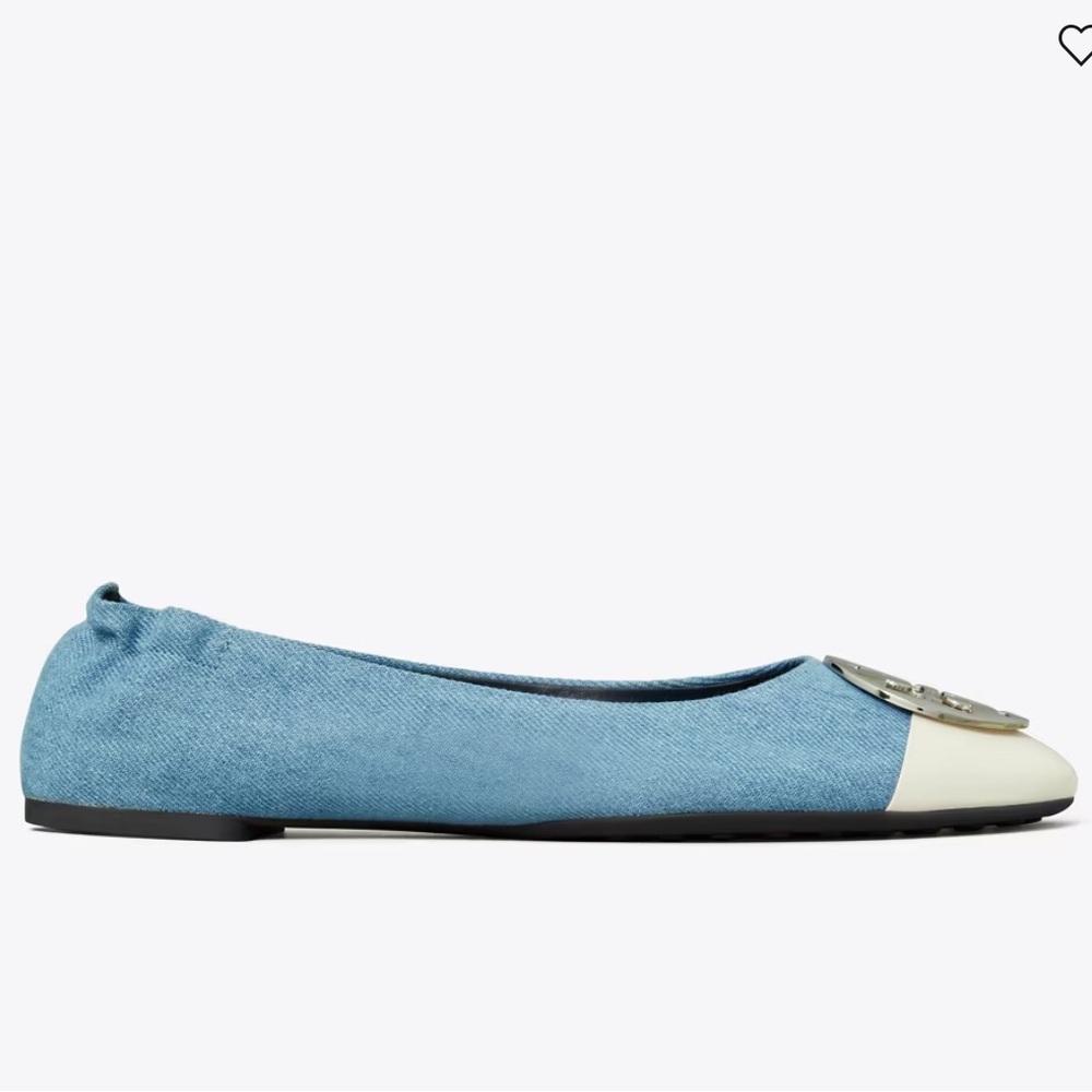 Tory Burch CLAIRE CAP-TOE BALLET - Picture 3 of 4